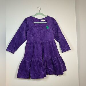Purple Corduroy baby doll Dress